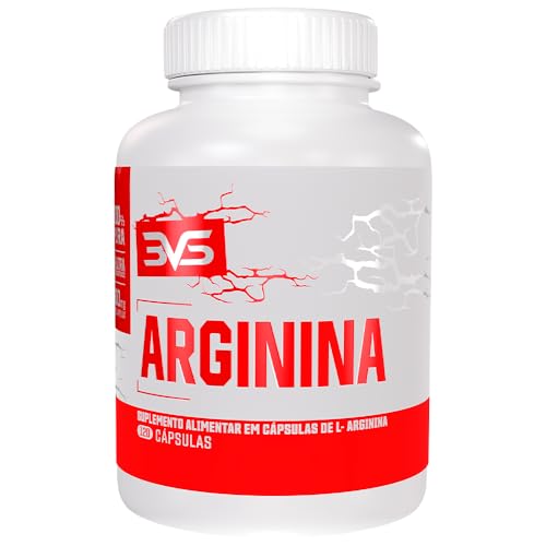 Arginina 3VS Nutrition 120 Cápsulas 100% Pura
