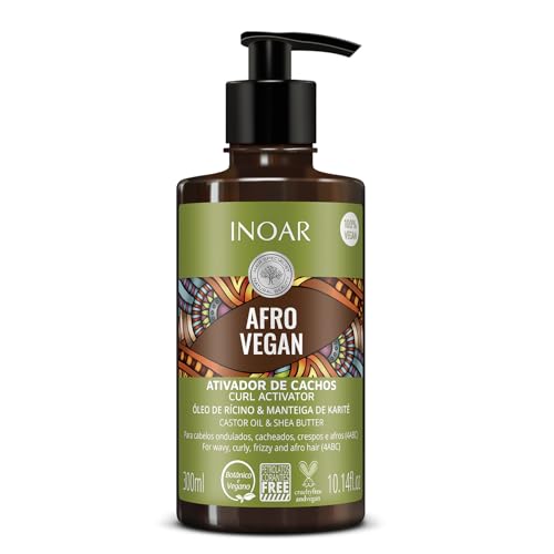 Ativador de Cachos Inoar 300ml Afro Vegan