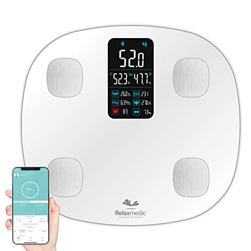 Balança de Bioimpedância Relaxmedic Cardio App