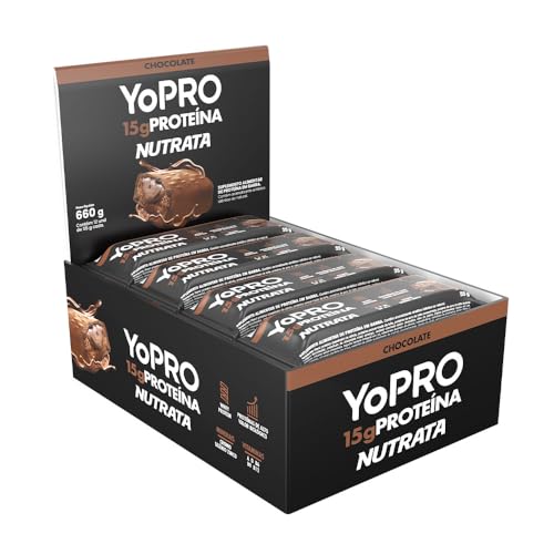 Barra de Proteína Nutrata 12 Unidades YoPRO Chocolate