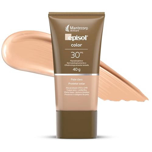 Base com Protetor Solar Mantecorp 40g Episol Color