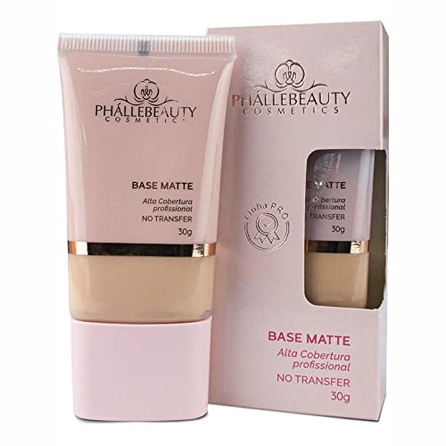 Base Phallebeauty Matte Alta Cobertura