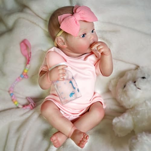 Bebê Reborn Brastoy Silicone Menina 48cm