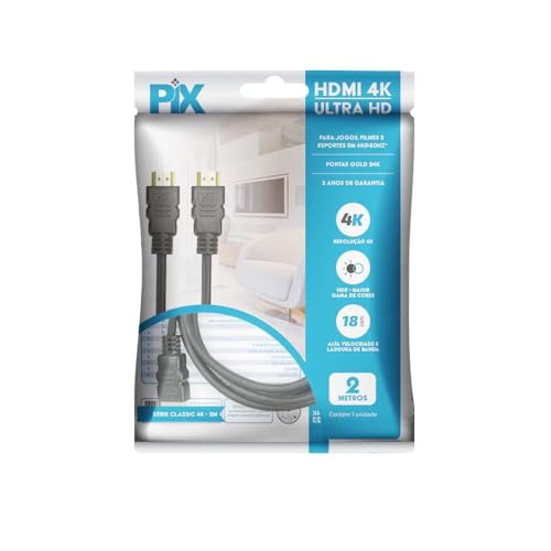 Cabo HDMI Pix 2M Gold