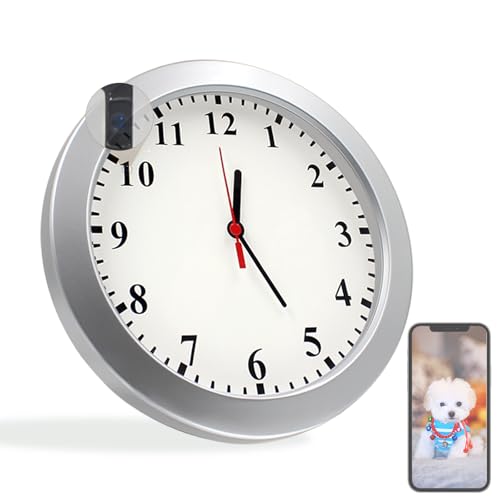 Câmera Espiã 1080p Relógio de Parede