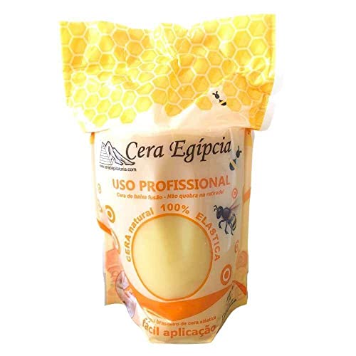 Cera Depilatória Cera Egípcia 500g Elástica Mel