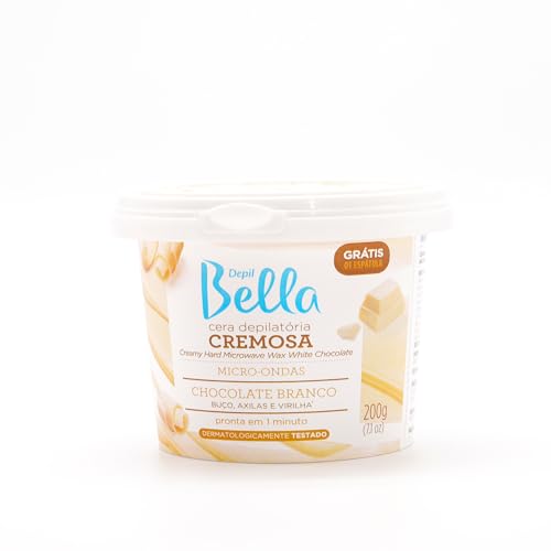 Cera Depilatória Depil Bella 200g Micro-Ondas Chocolate Branco