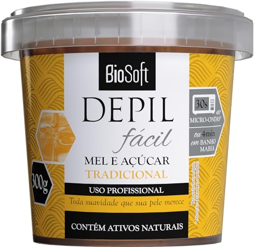 Cera Depilatória Soft Hair Mel e Açúcar