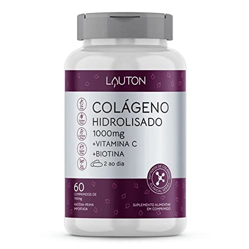 Lauton Nutrition Colágeno Hidrolisado Vitamina C e Biotina