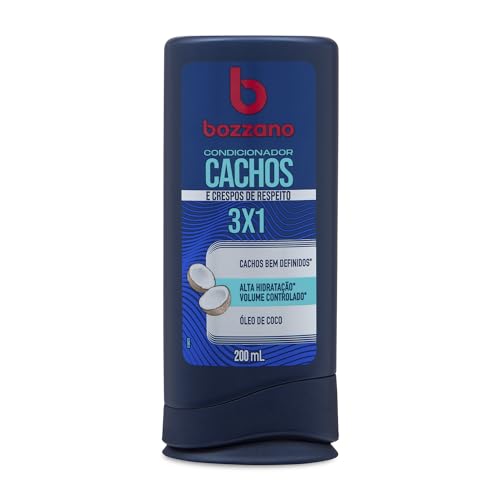 Condicionador Bozzano Cachos e Crespos 3x1 200ml