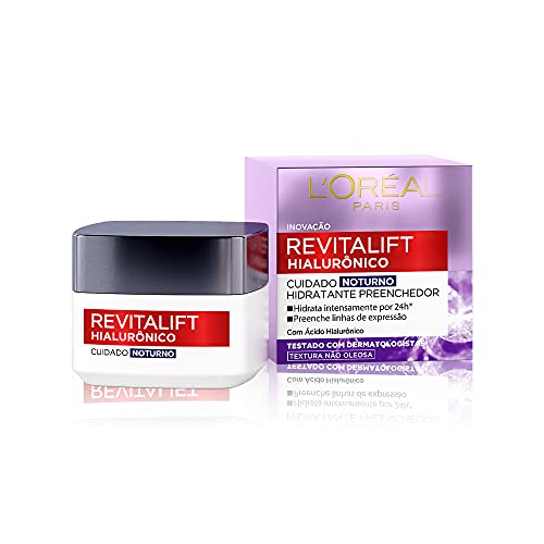 Creme Antissinais L'Oréal Paris 49g Revitalift Hialurônico Noturno