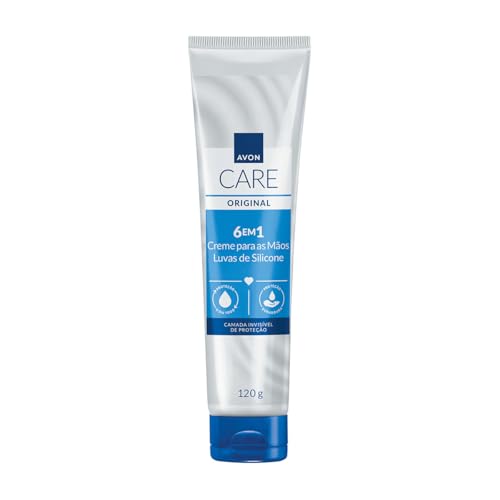 Creme para as Mãos Avon 120g Care Luvas de Silicone