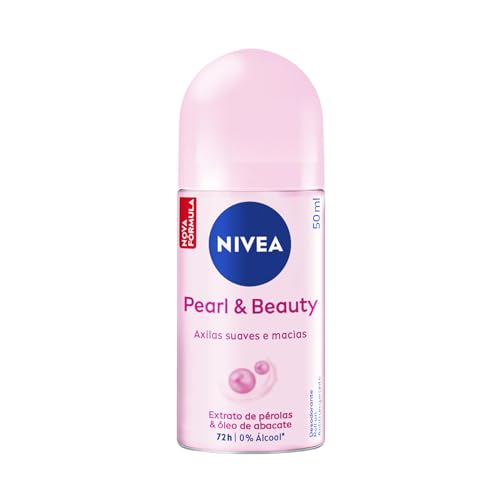 Desodorante Nivea 50ml Roll-on Pearl & Beauty