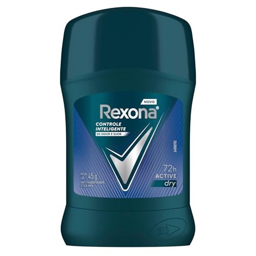 Desodorante Masculino Rexona Stick 45g Active Dry