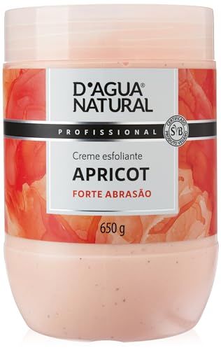 Esfoliante Corporal D'Agua Natural 650g Apricot Forte Abrasão