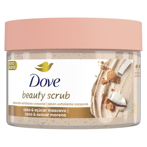 Esfoliante Corporal Dove 280g Beauty Scrub Coco e Açúcar Mascavo