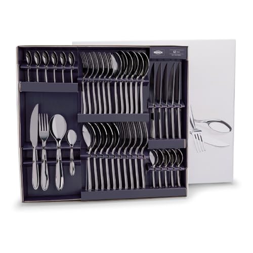 Faqueiro Brinox 42 Peças Aço Inox Lyon