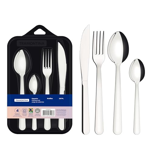 Faqueiro Tramontina 16 Peças Aço Inox Malibu