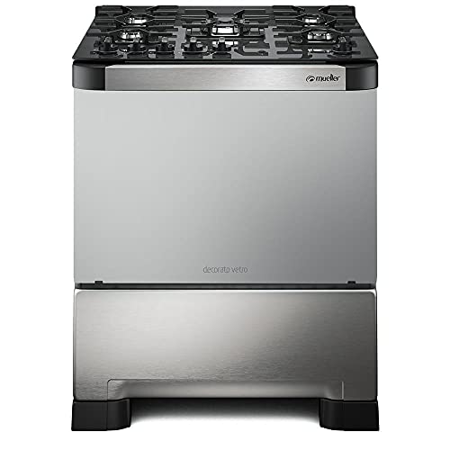 Fogão Mueller 5 Bocas Decorato Vetro