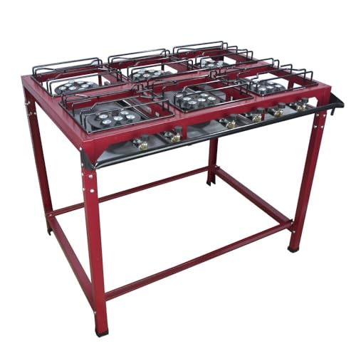 Fogão Roa 6 Bocas Industrial Grande Alta Pressão