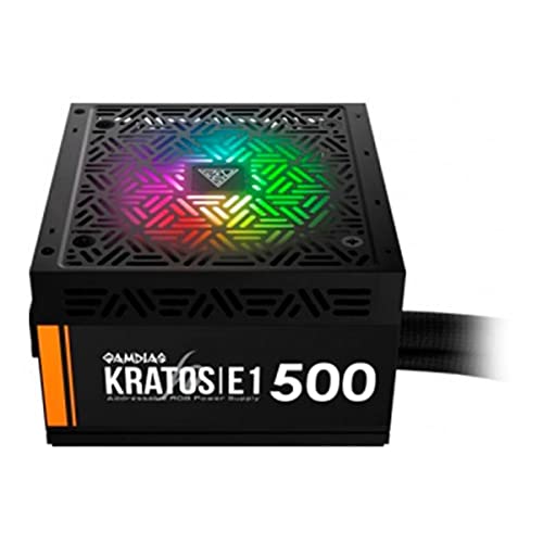 Fonte Gamdias 500W Kratos E1-500W-RGB