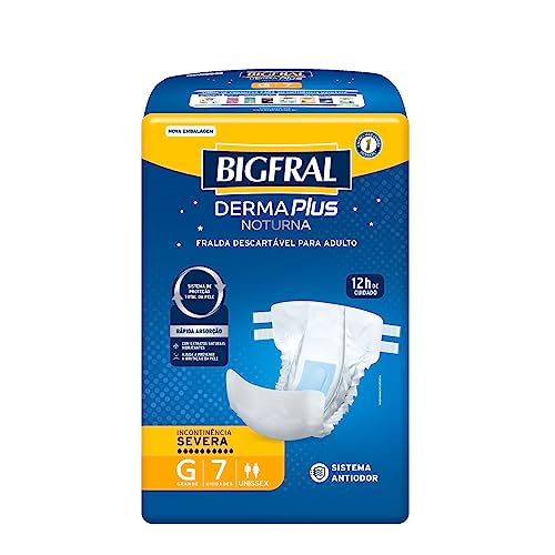 Fralda Descartável Bigfral Derma Plus Noturna