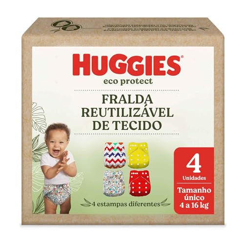Fralda Huggies Eco Protect