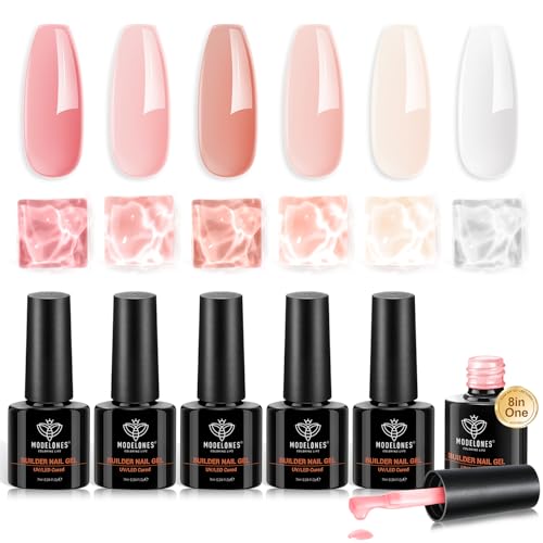 Gel para Unhas Modelones Builder 8 em 1