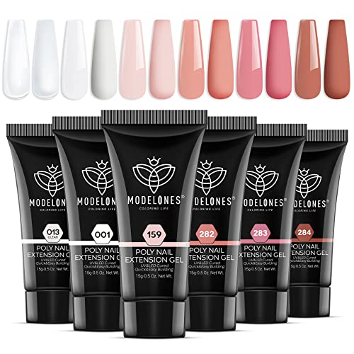 Gel para Unhas Modelones Kit Poliéster