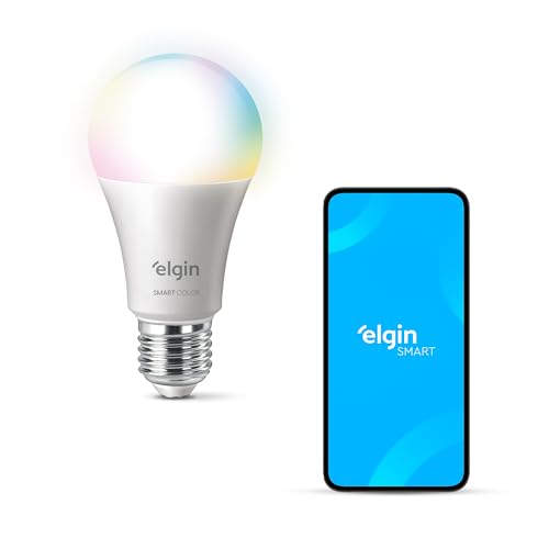 Lâmpada Inteligente Elgin 10W Smart Color