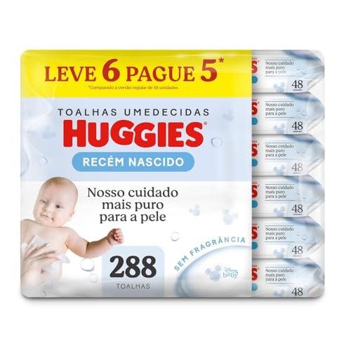 Lenço Umedecido Huggies Recém-Nascido