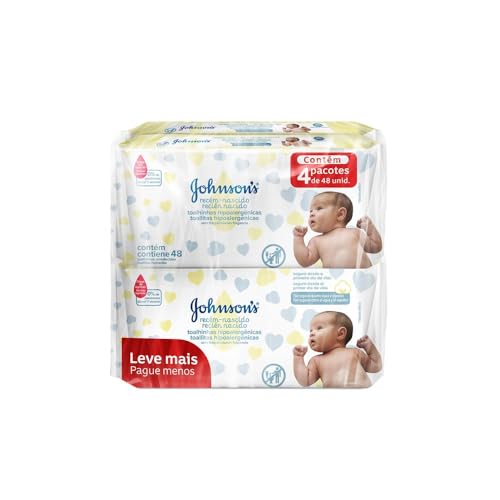 Lenço Umedecido Johnson's Baby Recém-Nascido