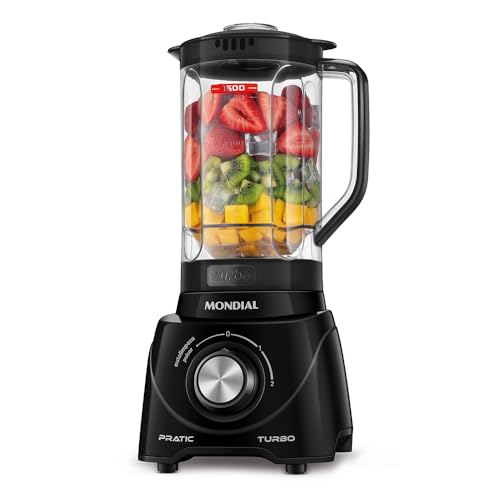 Liquidificador Mondial 550W Pratic Turbo L-98-B