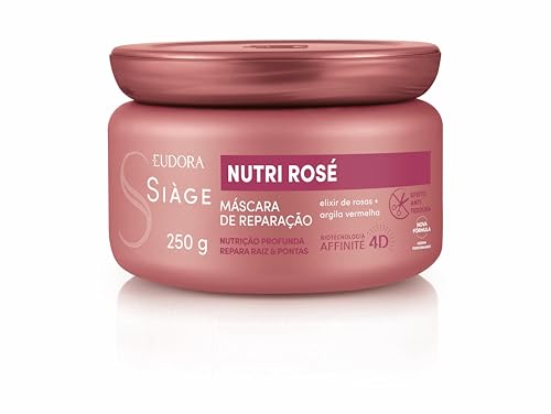 Máscara Capilar Eudora 250g Siàge Nutri Rosé
