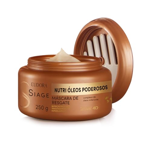 Máscara de Hidratação Eudora 250g Siàge Nutri Óleos Poderosos
