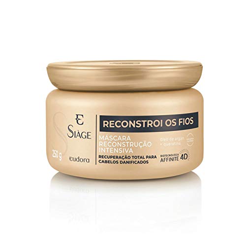 Máscara de Hidratação Eudora 250g Siàge Reconstrói Os Fios