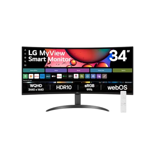 LG 34" MyView Smart 34SR60QC-B