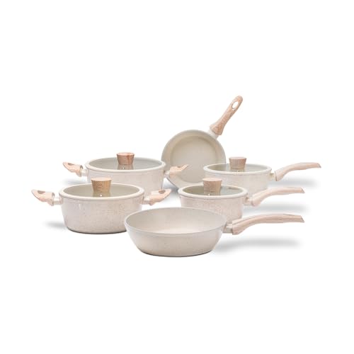 Jogo de Panelas Brinox 6 Peças Ceramic Life Sirius