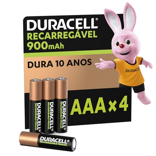 Pilha Recarregável Duracell AAA 900mAh