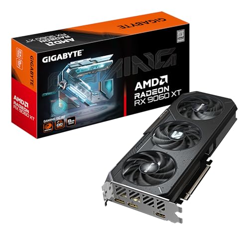 Placa de Vídeo Gigabyte 8GB RX 9060 XT Gaming OC GV-R9060XTGAMING OC-8GD