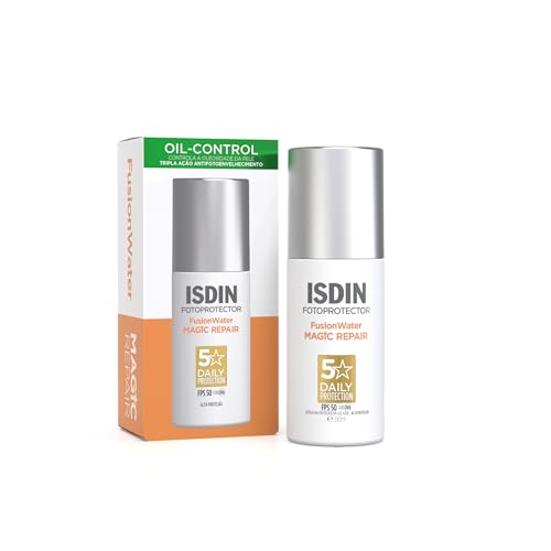 Protetor Solar Facial ISDIN FPS 50 Fusion Water Magic Repair