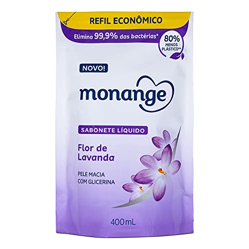 Sabonete Líquido Monange 400ml Flor de Lavanda