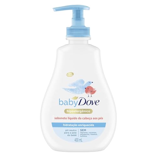 Sabonete Líquido Baby Dove 400ml Hidratação Enriquecida