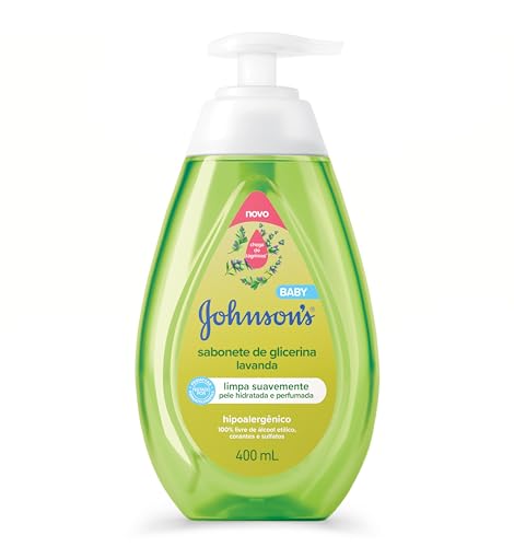 Sabonete Líquido Johnson's Baby 400ml Glicerina Lavanda