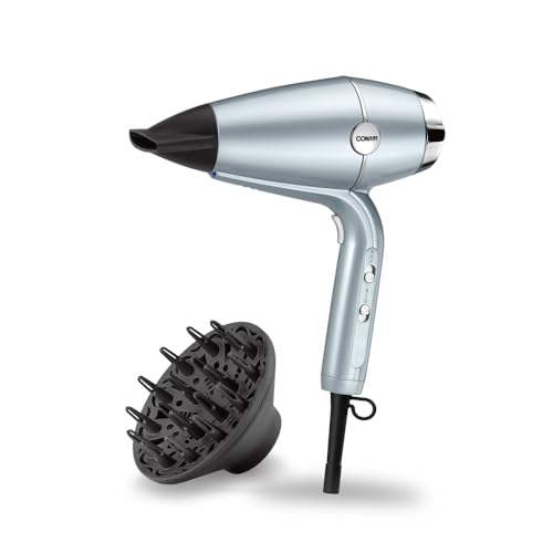 Secador de Cabelo com Difusor Conair 1875W Hydro-Fusion