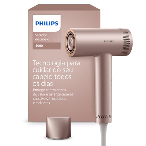 Secador de Cabelo Philips 1400W Série 8000 ThermoShield