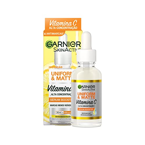 Sérum Garnier Uniform & Matte Antimarcas Vitamina C