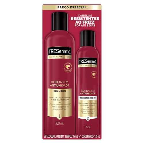 Kit Shampoo e Condicionador TRESemmé 350ml + 175ml Blindagem Antifrizz