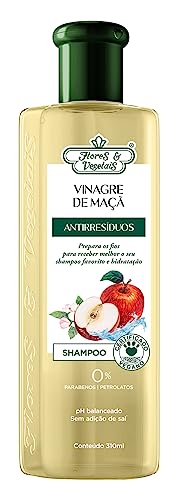Shampoo Antirresíduos Flores & Vegetais 310ml Vinagre de Maçã