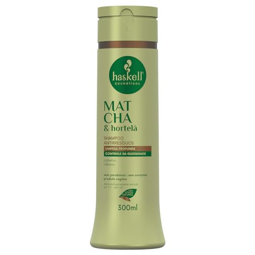 Shampoo Antirresíduos Haskell 300ml Matcha & Hortelã
